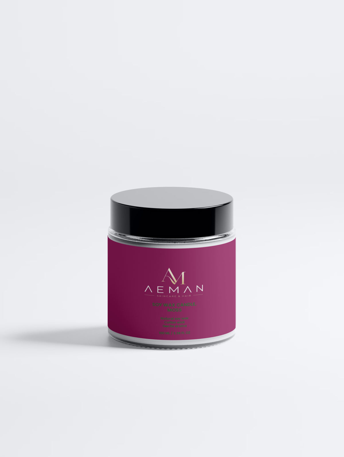 Soy Wax Candle Moss, 100 ml