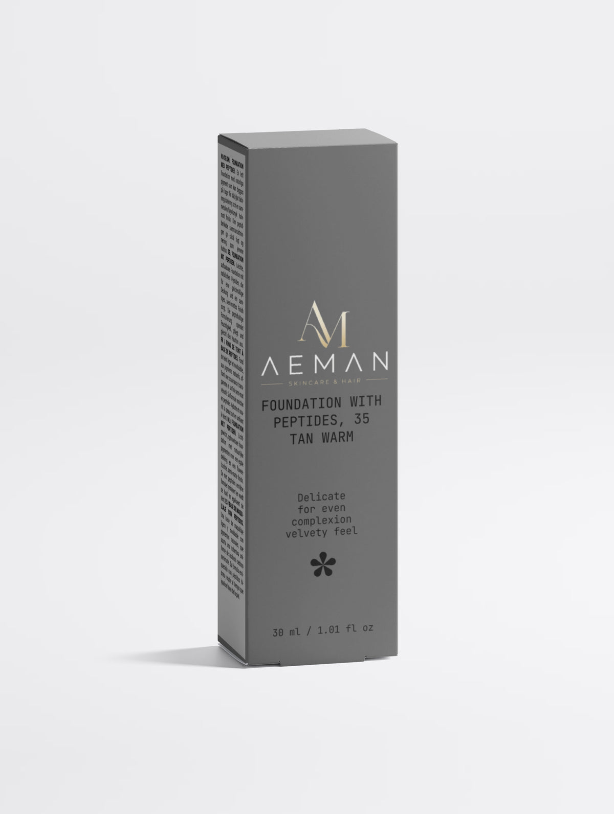 Foundation with Peptides, 35 Tan Warm, 30 ml