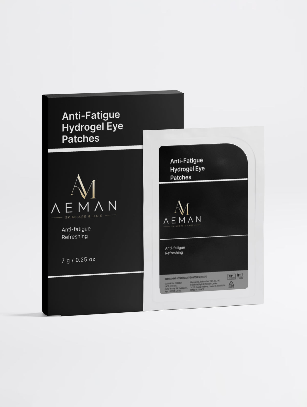 Anti-Fatigue Hydrogel Eye Patches