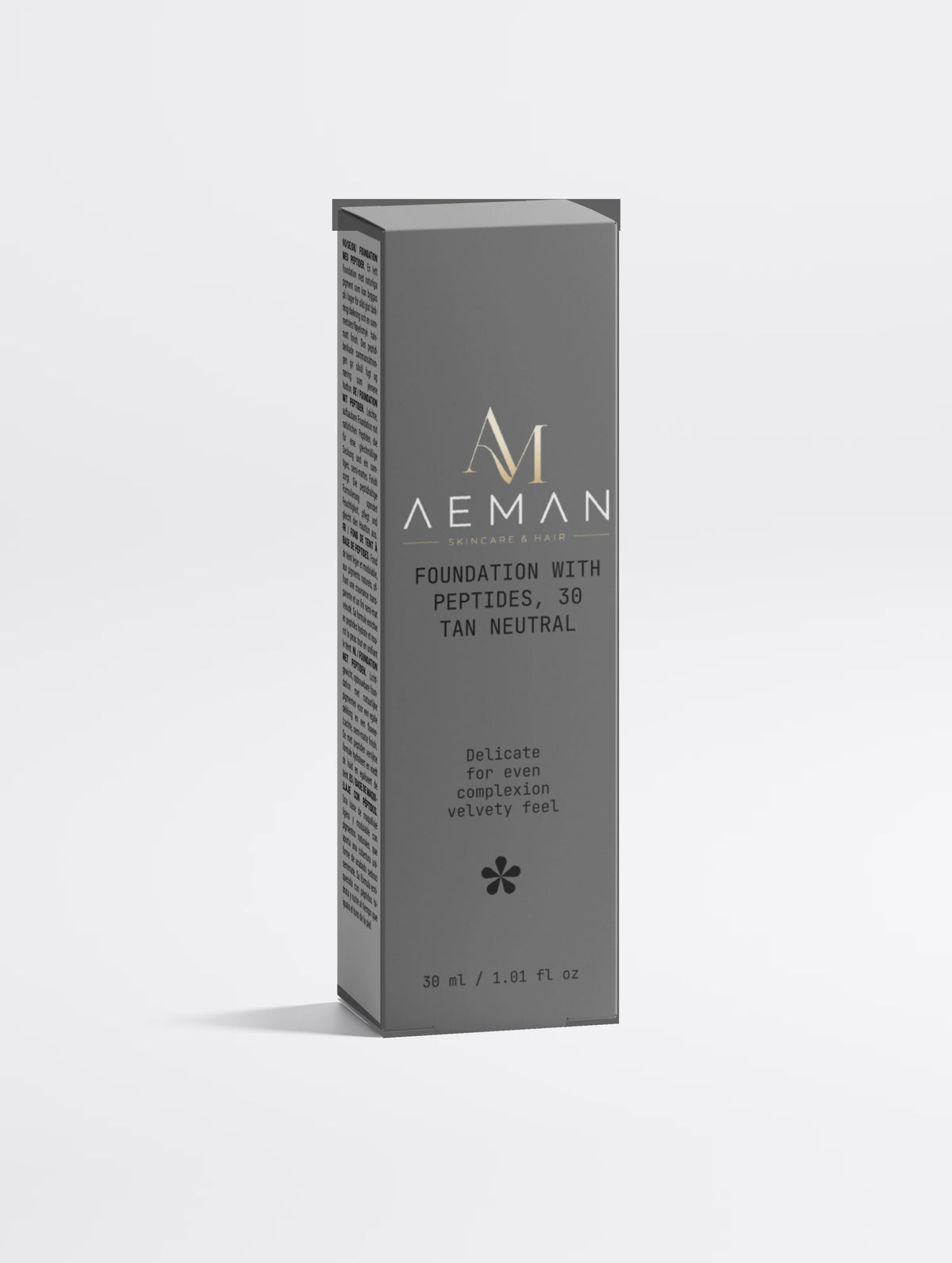 Foundation with Peptides, 30 Tan Neutral, 30 ml