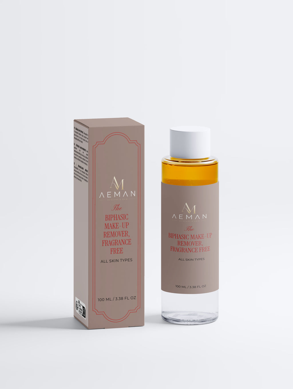 BiPhasic Make-up Remover, Fragrance Free, 100 ml